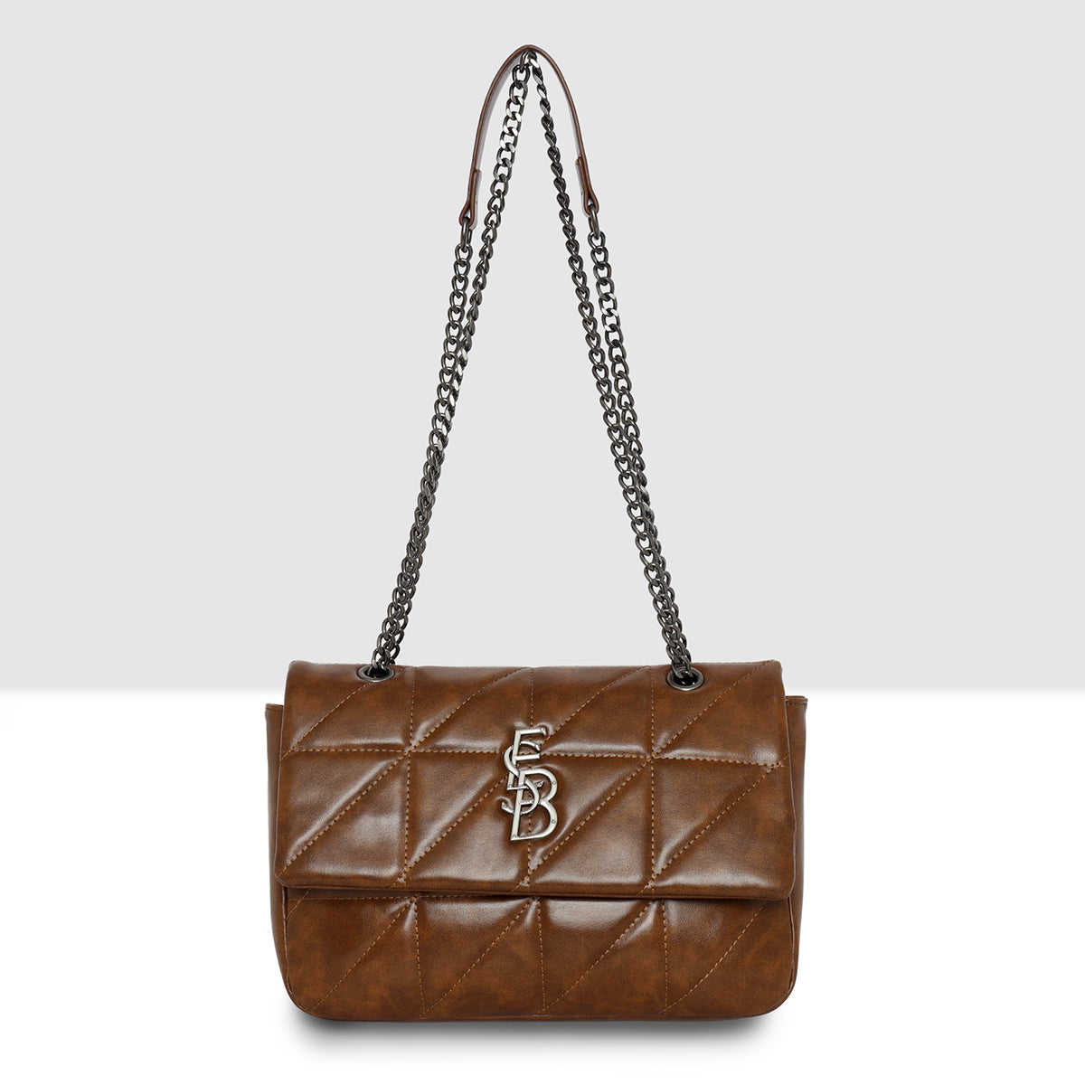 Vintage Quilted Flap Slingbag For Womens