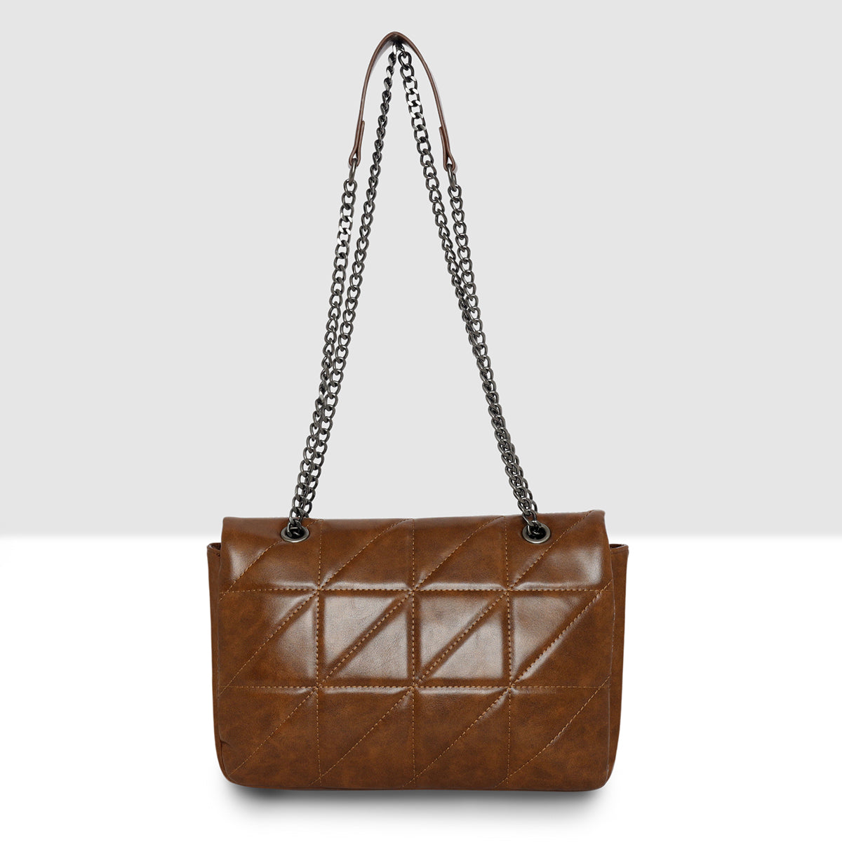 Vintage Quilted Flap Slingbag For Womens