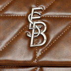 Vintage Quilted Flap Slingbag For Womens