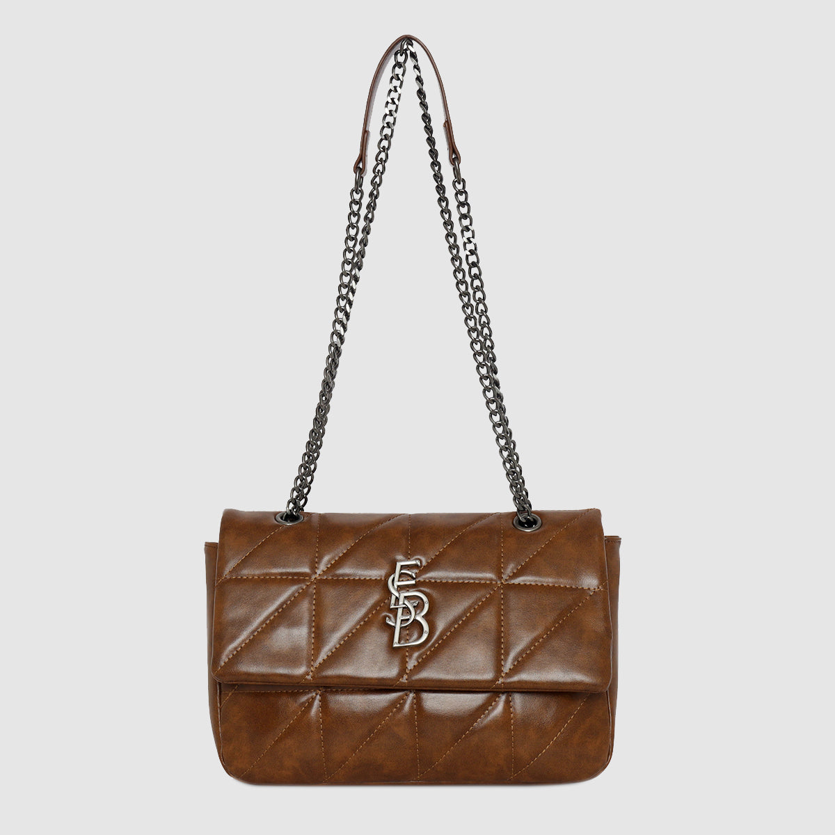 Vintage Quilted Flap Slingbag For Womens