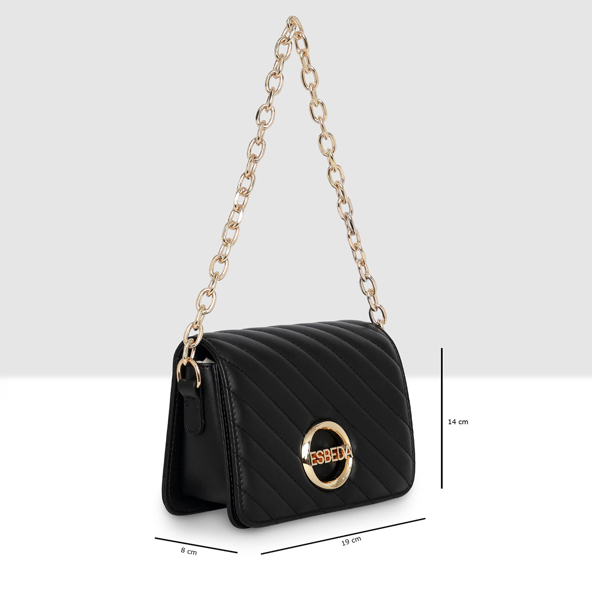 Chevron Quilted Mini Slingbag For Womens Secondary image