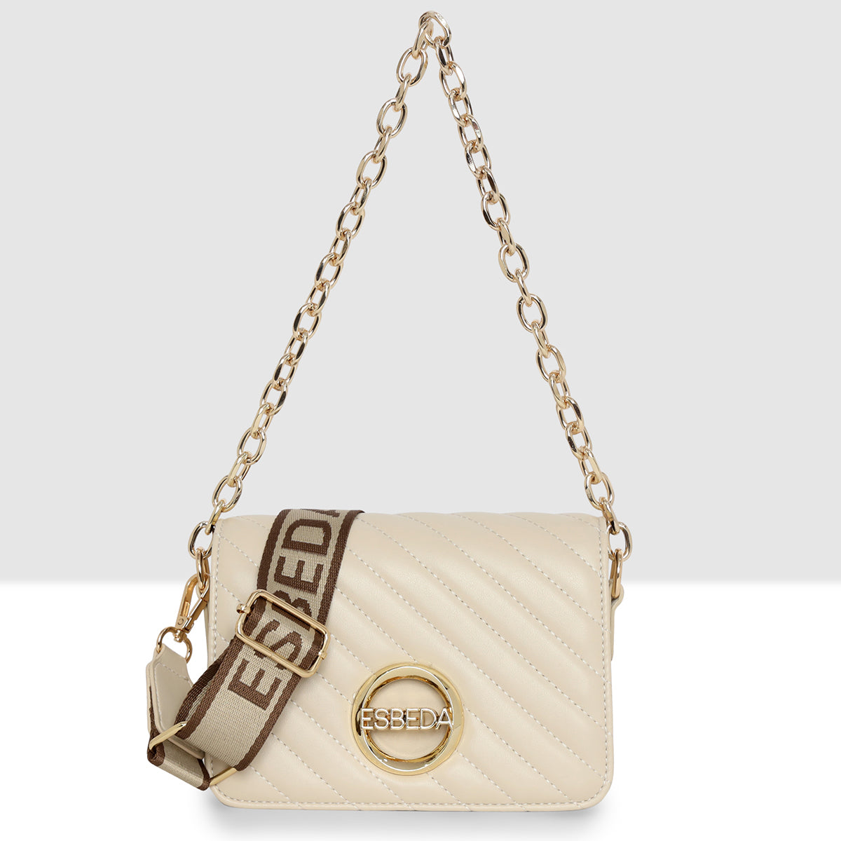 Chevron Quilted Mini Slingbag For Womens