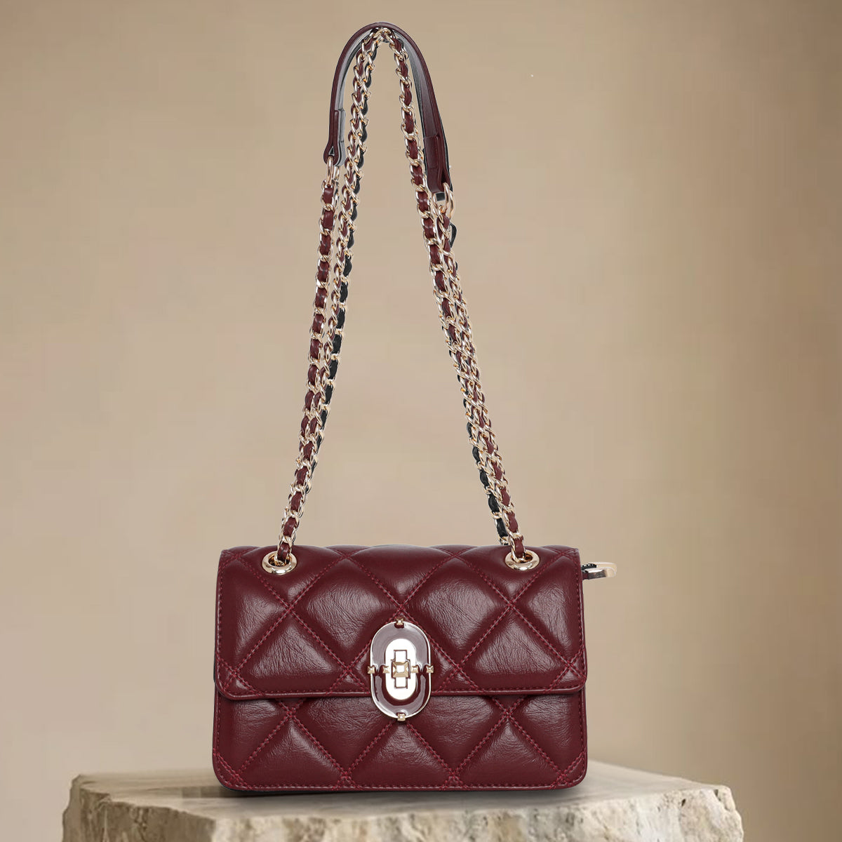 Imperial Lock Crossbody Slingbag For Womens