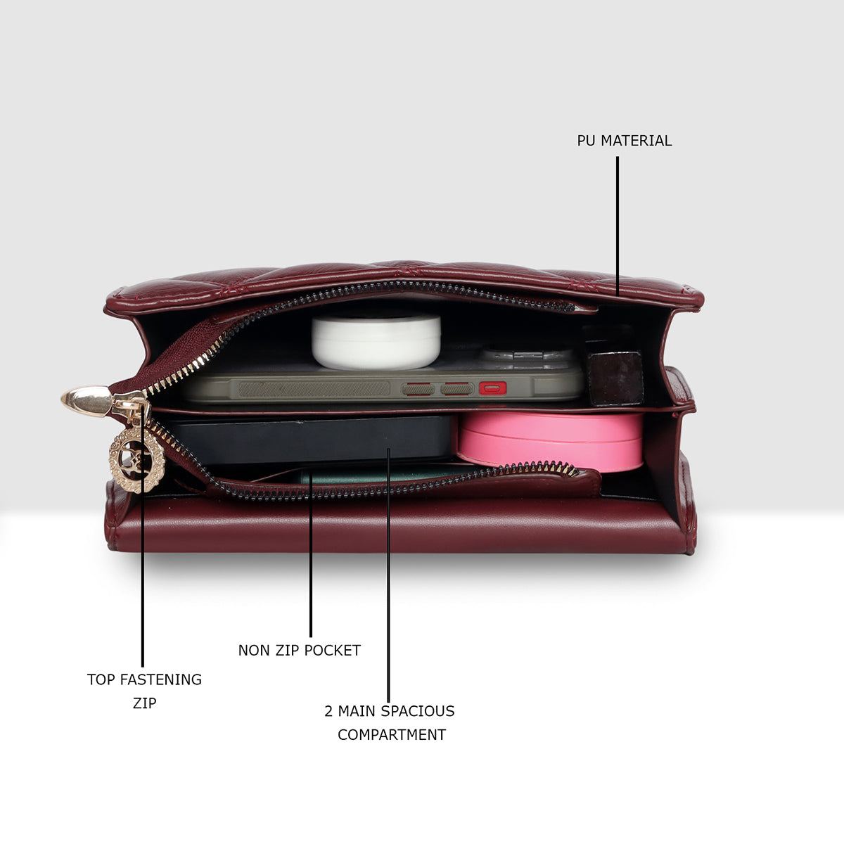 Imperial Lock Crossbody Slingbag For Womens