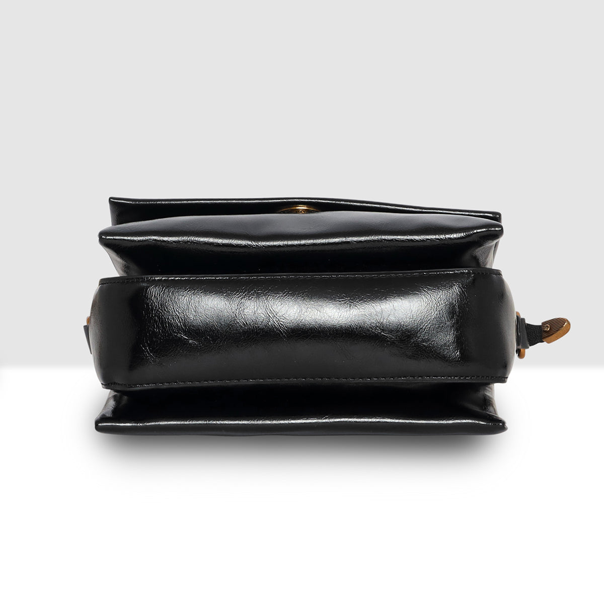 Glossy Shine Luxe Flap Slingbag For Womens
