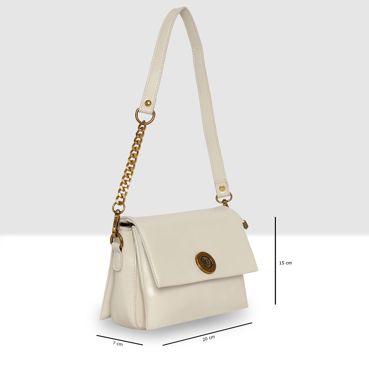 Glossy Shine Luxe Flap Slingbag For Womens