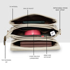Glossy Shine Luxe Flap Slingbag For Womens
