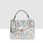 Heritage Embroidered Flap Slingbag For Womens