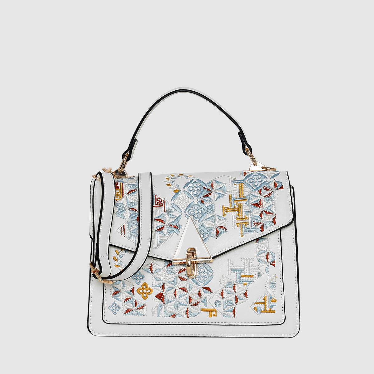 Heritage Embroidered Flap Slingbag For Womens Main image
