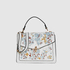 Heritage Embroidered Flap Slingbag For Womens