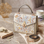 Heritage Embroidered Flap Slingbag For Womens