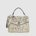 Heritage Embroidered Flap Slingbag For Womens