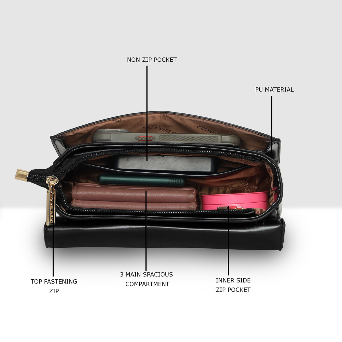 Signature Monogram Lock Slingbag