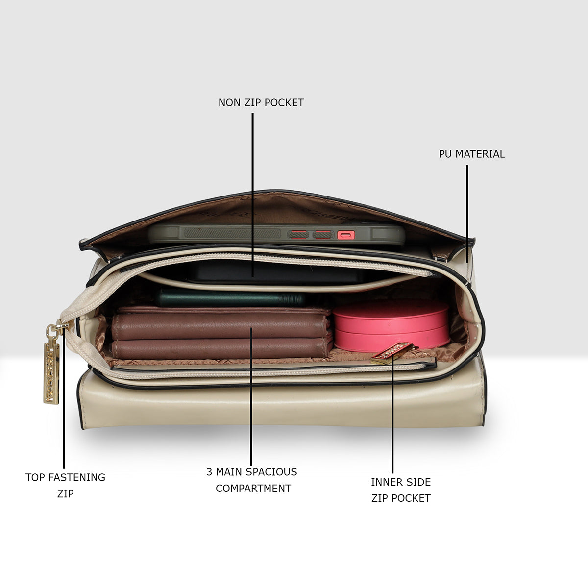 Signature Monogram Lock Slingbag