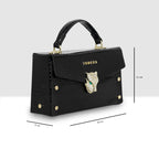 Royal Crystal Panther Lock Handbag For Womens
