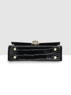 Royal Crystal Panther Lock Handbag For Womens