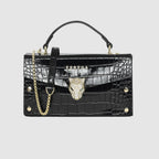Royal Crystal Panther Lock Handbag For Womens