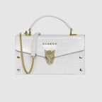 Royal Crystal Panther Lock Handbag For Womens