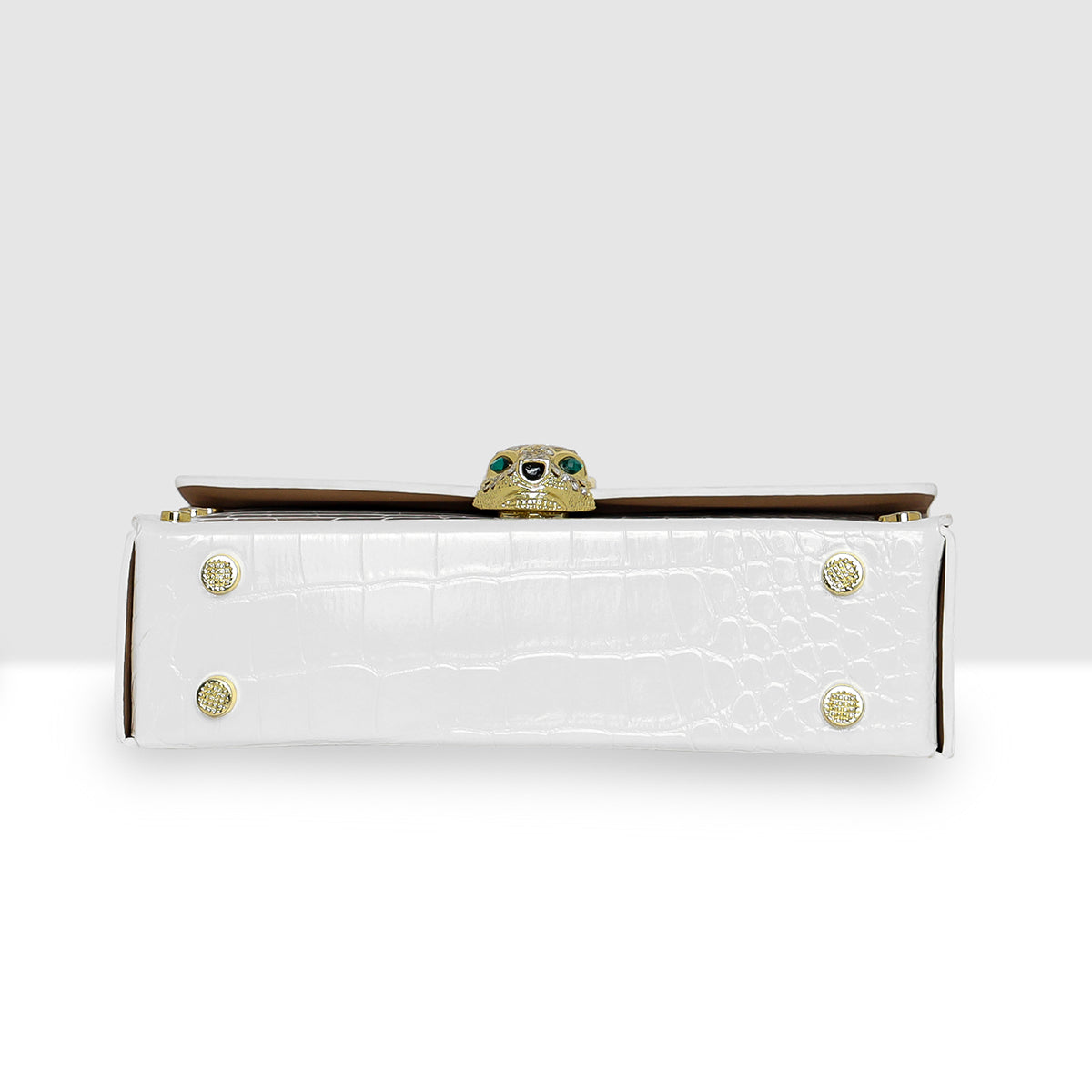 Royal Crystal Panther Lock Handbag For Womens