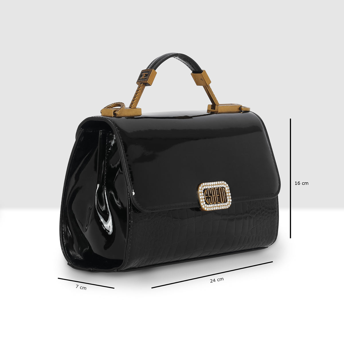 Patentglow Elegance Handbag For Womens Secondary image