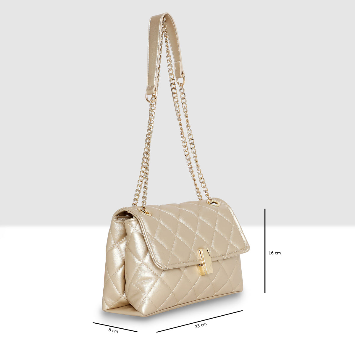 Elegant padded quilted Slingbag For Womens Secondary image
