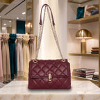 Elegant padded quilted Slingbag For Womens