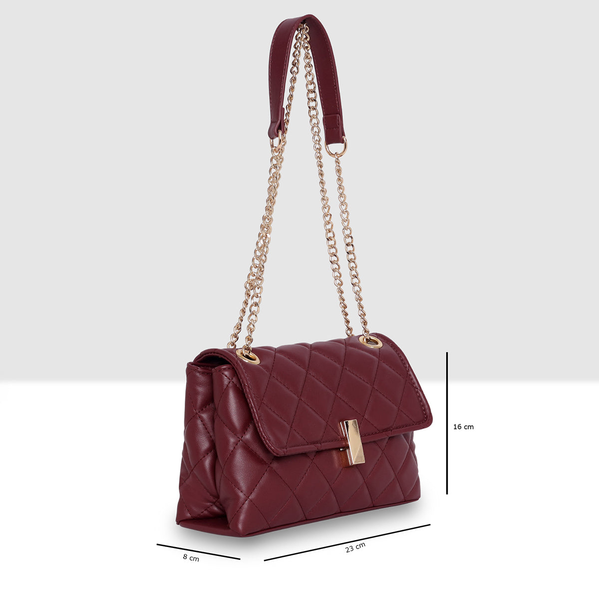 Elegant padded quilted Slingbag For Womens