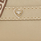 Classic Heart Accent Small Handbag For Womens