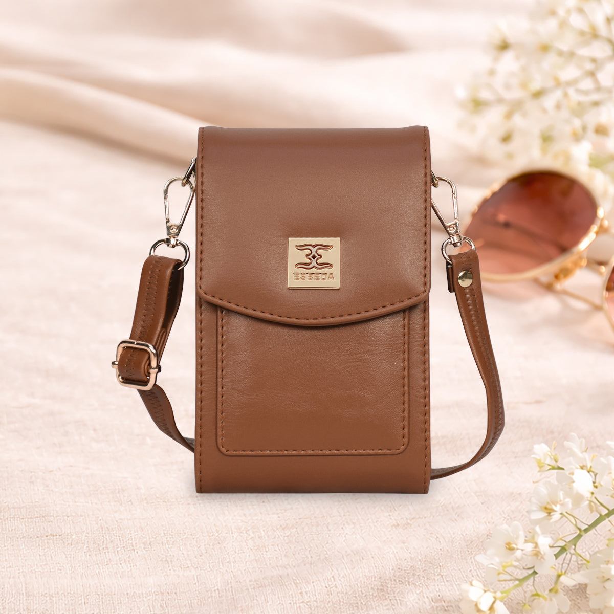 Flaplock Mini Mobile Slingbag For Womens