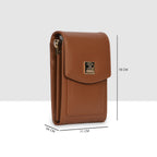 Flaplock Mini Mobile Slingbag For Womens