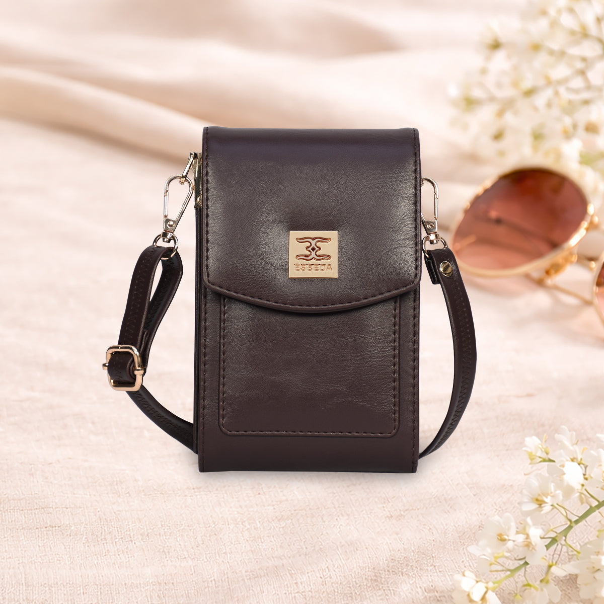 Flaplock Mini Mobile Slingbag For Womens