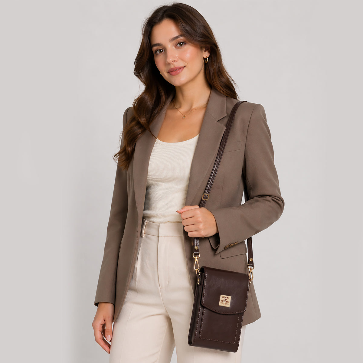 Flaplock Mini Mobile Slingbag For Womens