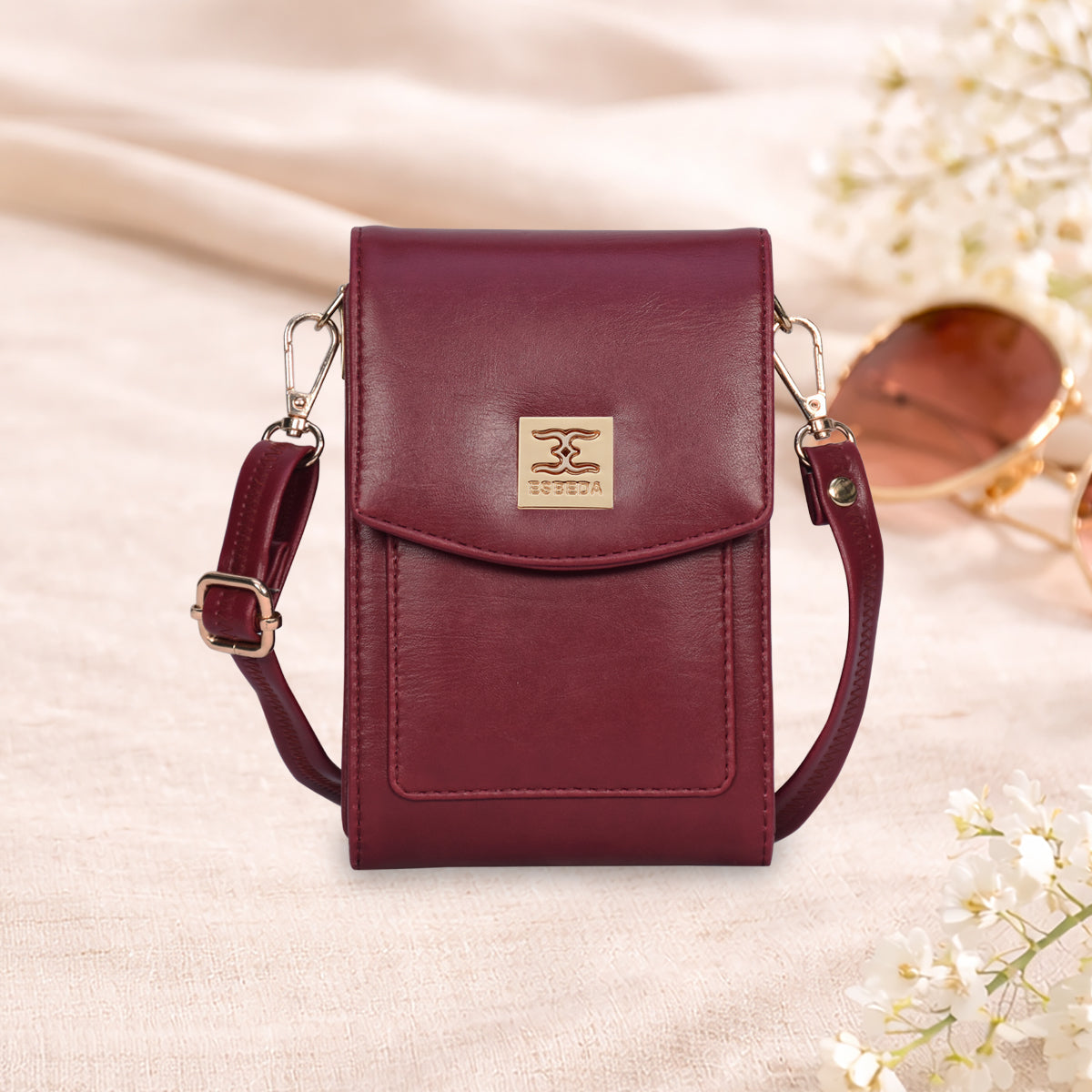 Flaplock Mini Mobile Slingbag For Womens
