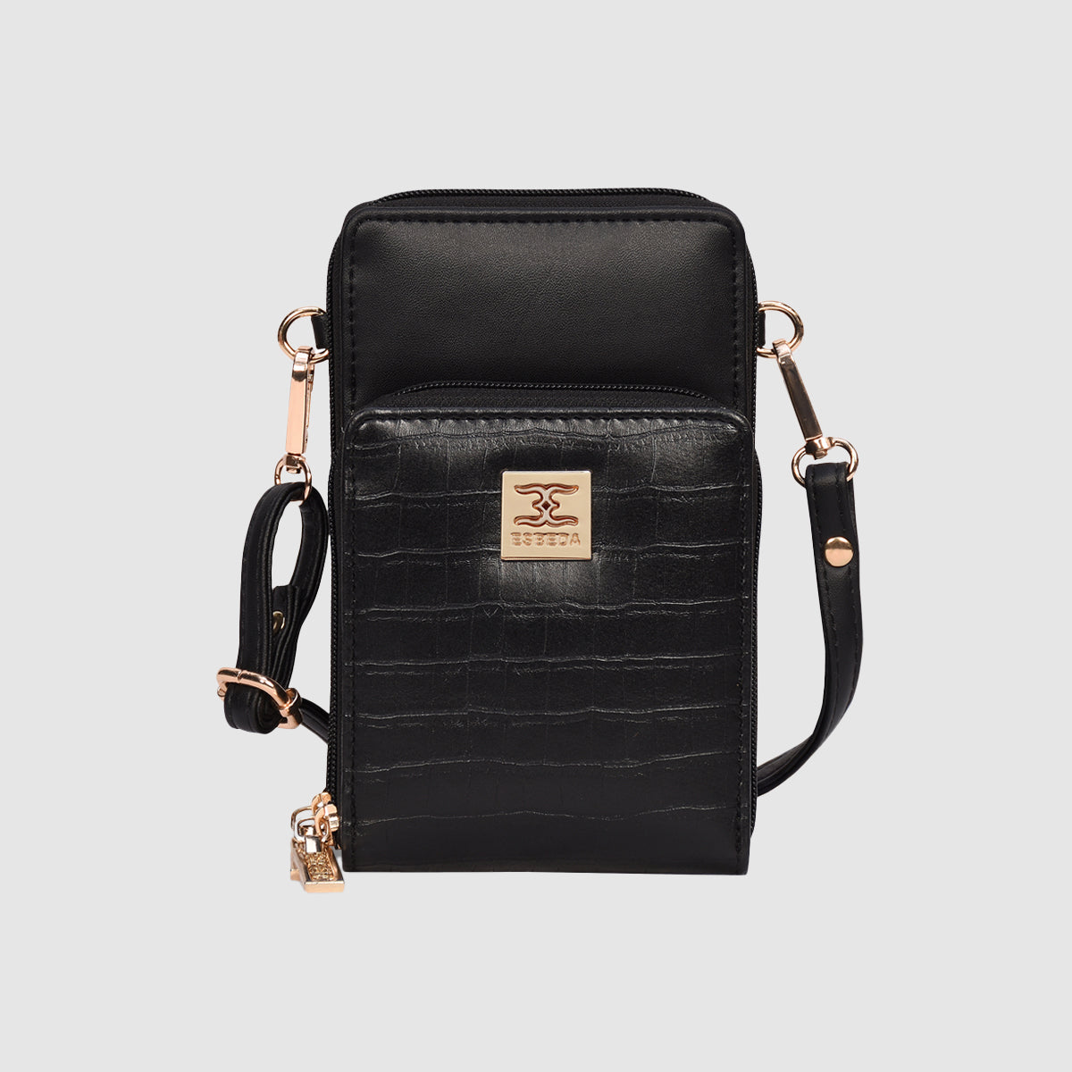Croco Luxe Mini Mobile Sling Bag For Womens Main image