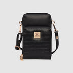 Croco Luxe Mini Mobile Sling Bag For Womens