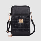 Croco Luxe Mini Mobile Sling Bag For Womens