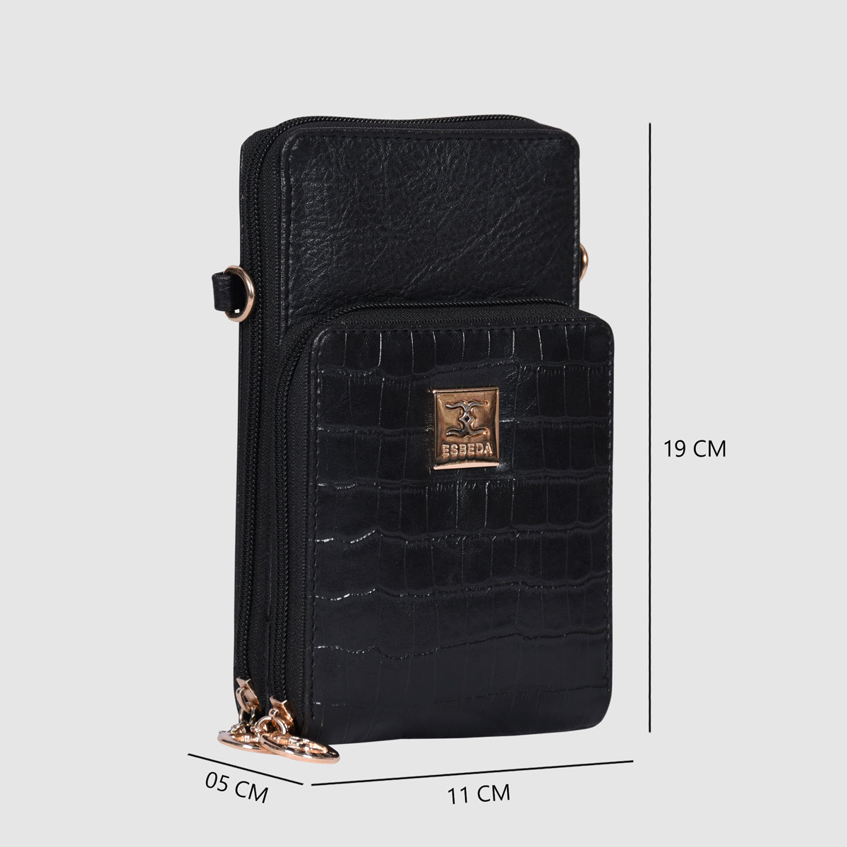 Croco Luxe Mini Mobile Sling Bag For Womens
