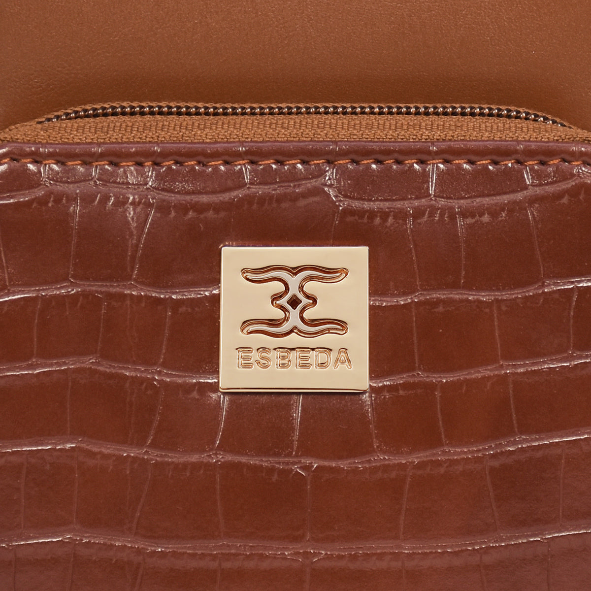 Croco Luxe Mini Mobile Sling Bag For Womens