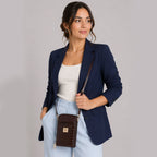 Croco Luxe Mini Mobile Sling Bag For Womens
