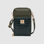Croco Luxe Mini Mobile Sling Bag For Womens