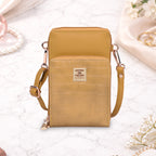 Croco Luxe Mini Mobile Sling Bag For Womens