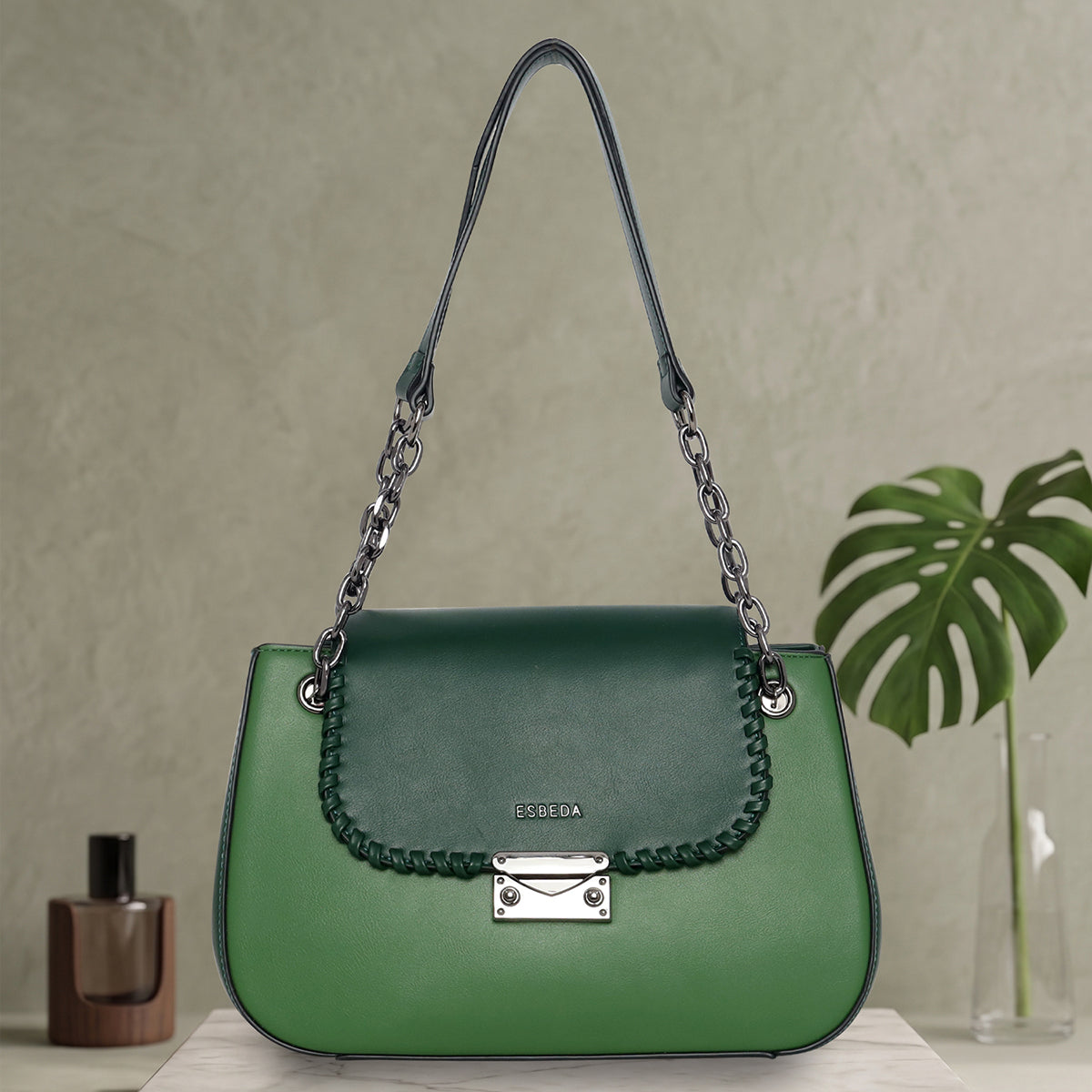 Crimson Glow Handbag