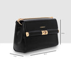 Twist Lock Elegance Handbag