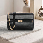 Twist Lock Elegance Handbag