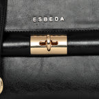 Twist Lock Elegance Handbag