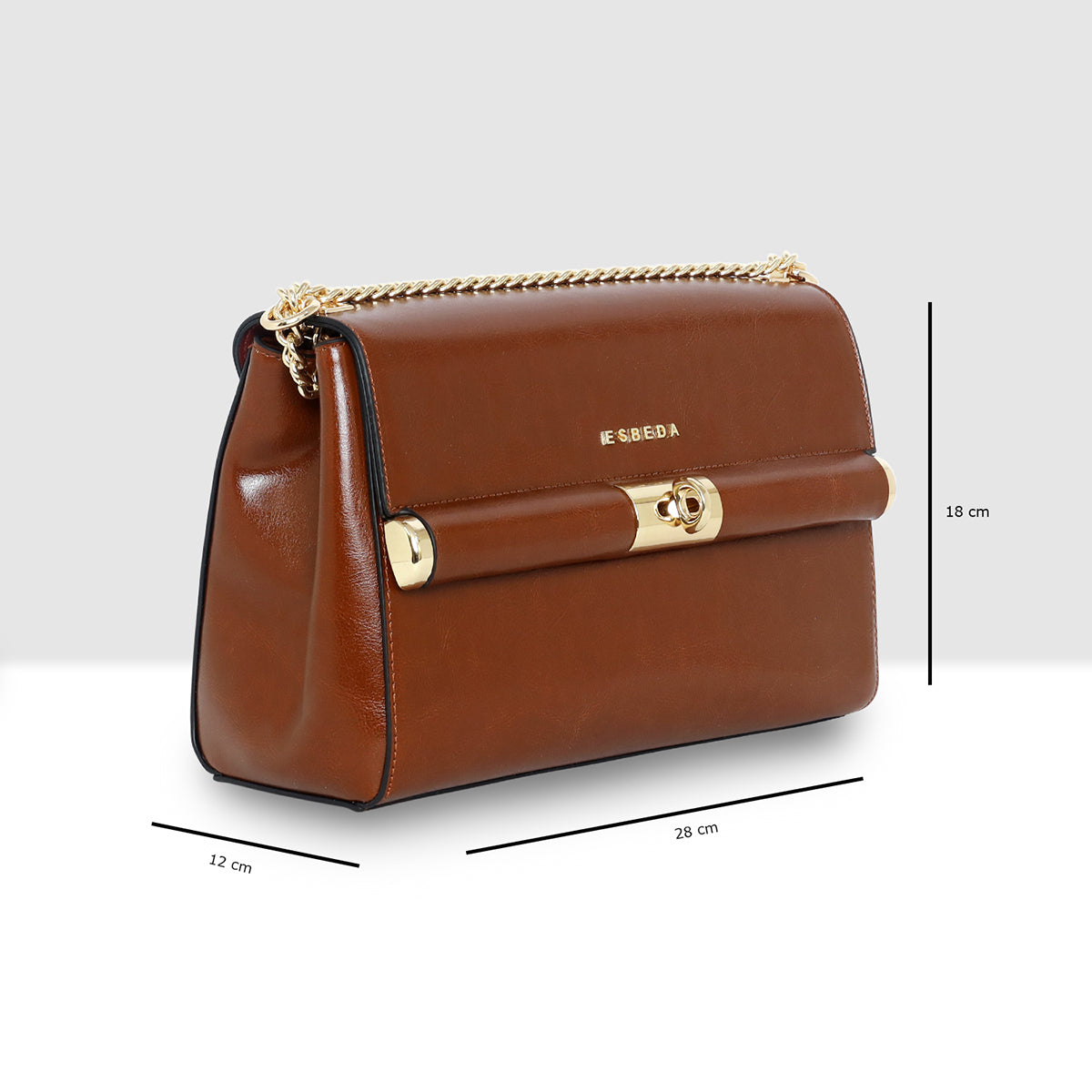 Twist Lock Elegance Handbag