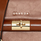 Twist Lock Elegance Handbag
