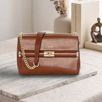 Twist Lock Elegance Handbag