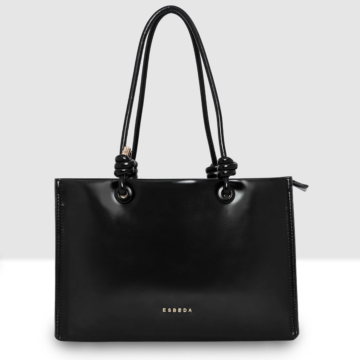 Knot Handle Structured Handbags