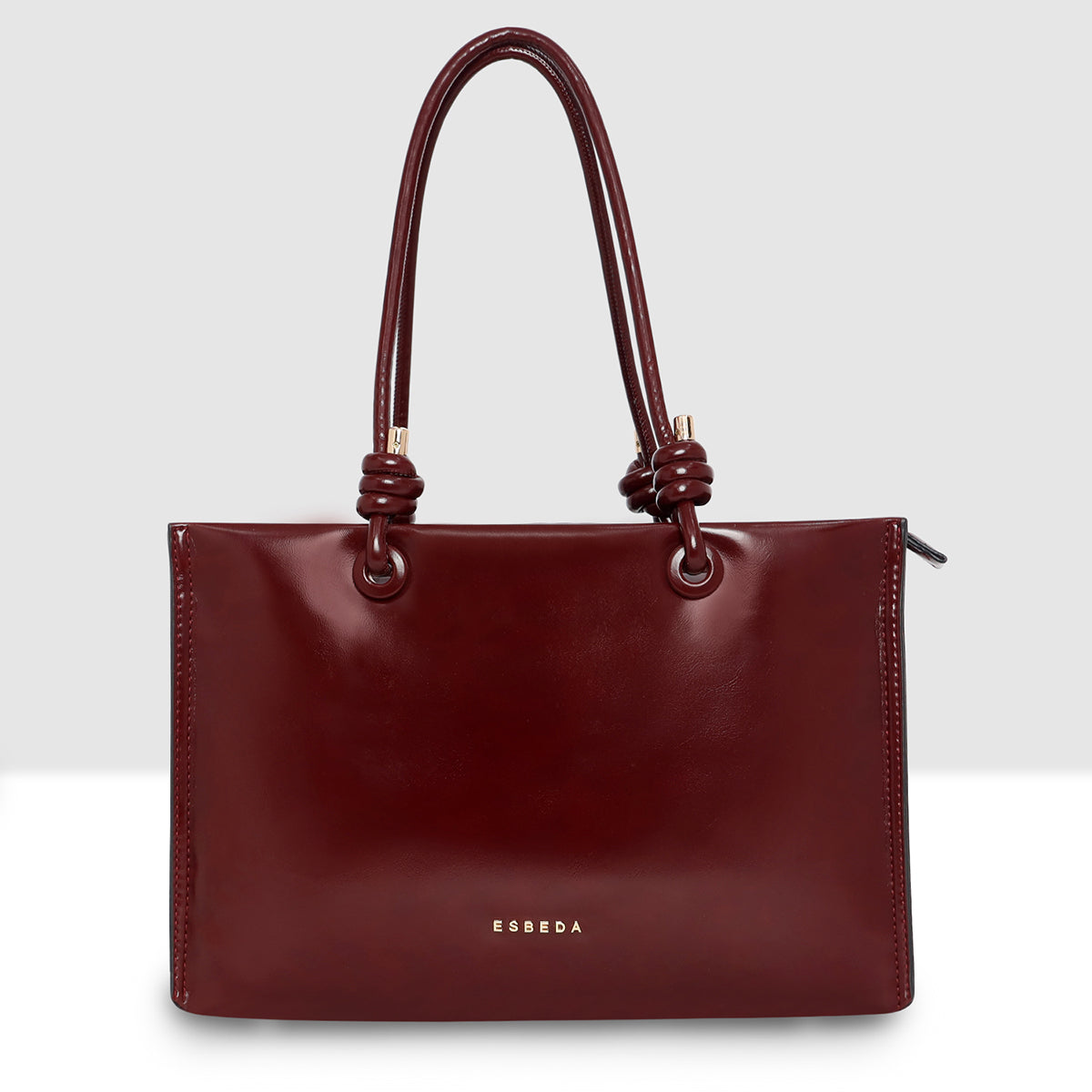 Knot Handle Structured Handbags